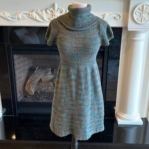 Dress Winter Cowl Neck Acrylic Womens Medium Comfy Crochet Knit
